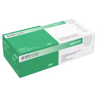 Unigloves SAFETEC® - Packung 100 Stück puderfrei, naturlatex, M