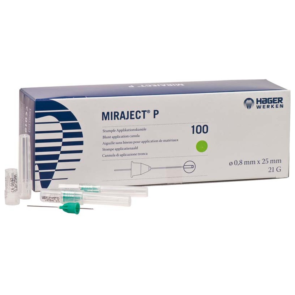 Hager & Werken MIRAJECT® P - Packung 100 Stück Ø 0,8 x 25 mm Hager & Werken MIRAJECT® P - Packung 100 Stück Ø 0,8 x 25 mm