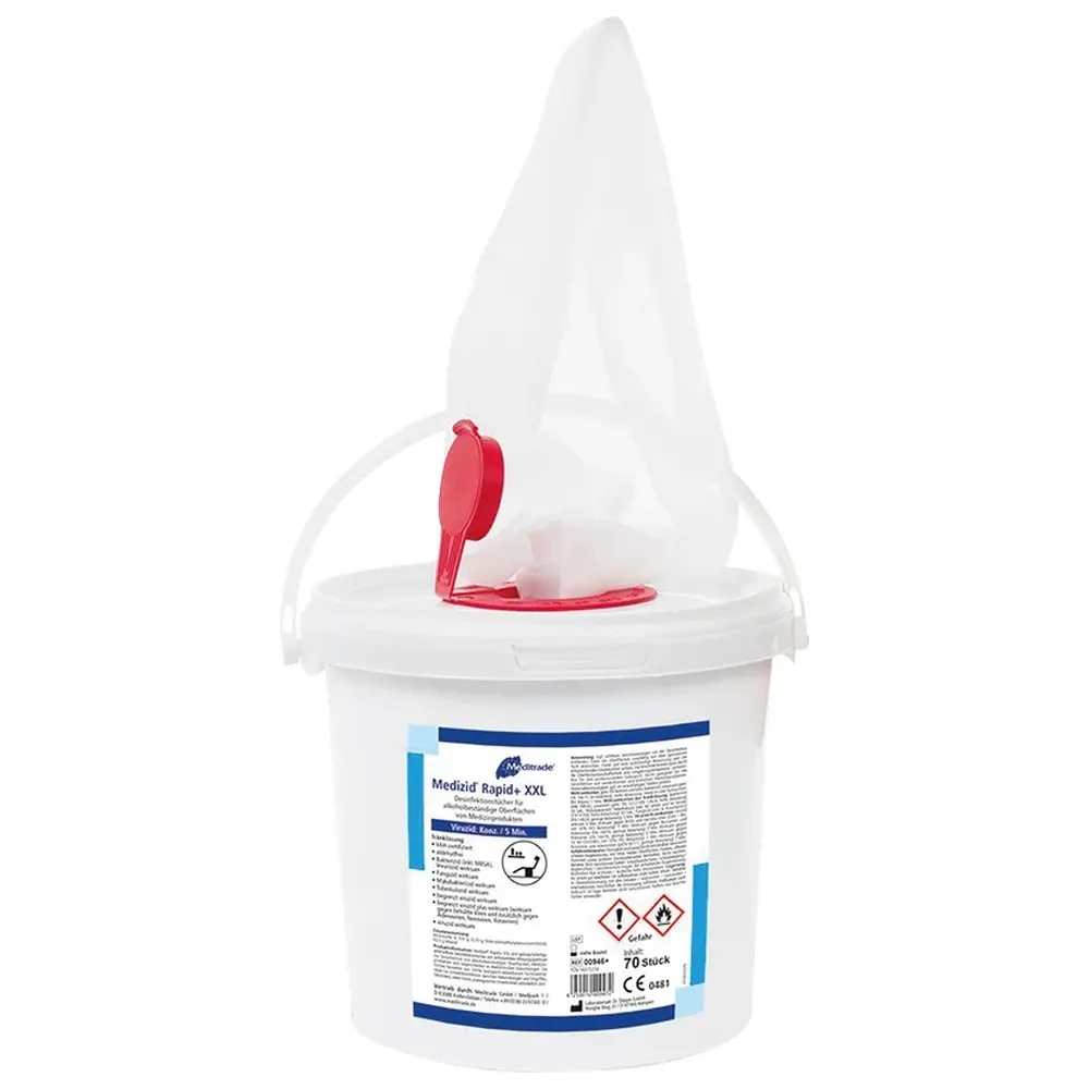 Meditrade Medizid® Rapid+ XXL - Eimer 70 Stück 29 x 30 cm