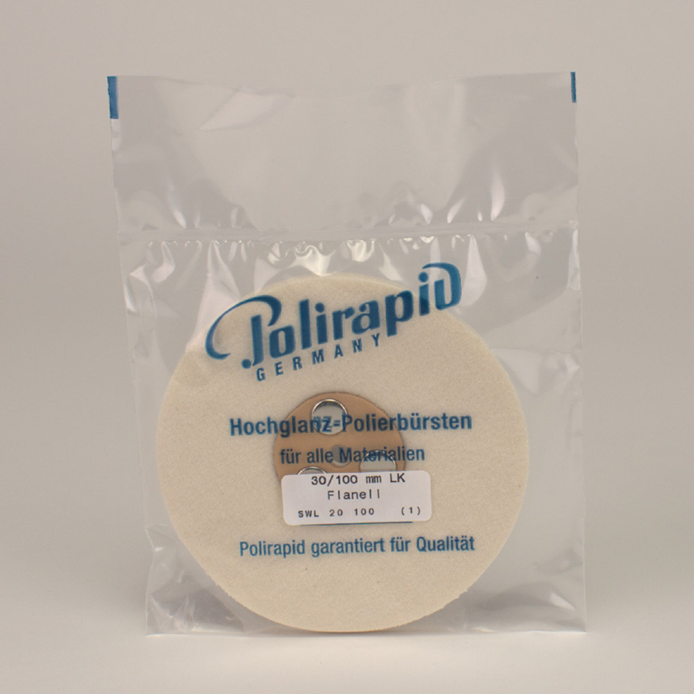 GX76285_Flanellschwabbel_30_D100mm_LK_St Flanellschwabbel 30 Ø100mm LK St