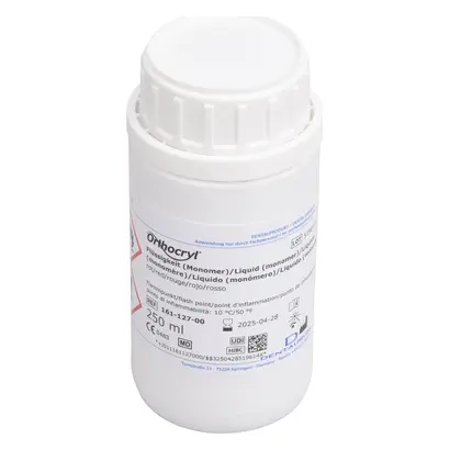 Dentaurum GmbH & Co. KG Orthocryl Flüssigkeit rot Flasche 250ml