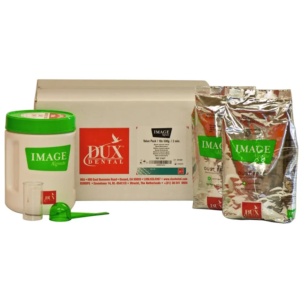 Kerr IMAGE Alginate - Klinikpackung 10 x 500 g Beutel NH, 1 Behälter, 1 Messbesteck, Minze, grün