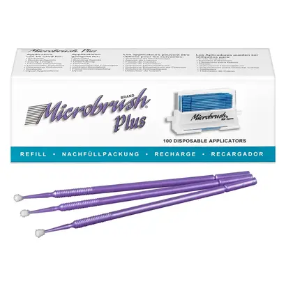 Young Microbrush International Ltd. Microbrush Plus Applikatoren regular lila Pa 100