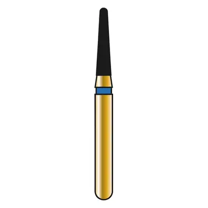 COLTENE DIATECH Diamanten G855 - Packung 5 Stück blau mittel (M), FGSS, Figur 197 Konus rund, 6 mm, ISO 014