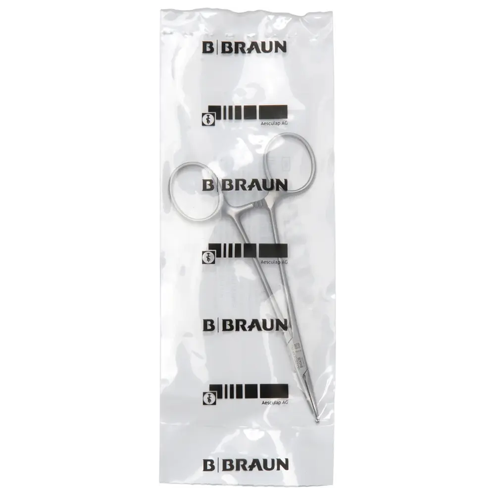 Aesculap Arterienklemme nach Baby-Crile - Stück BH141R, 140 mm, gebogen