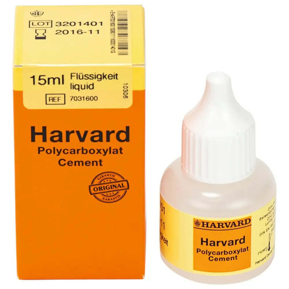Harvard Dental International Harvard Polycarboxylat Cement Flüssigkeit - Flasche 15 ml Flüssigkeit