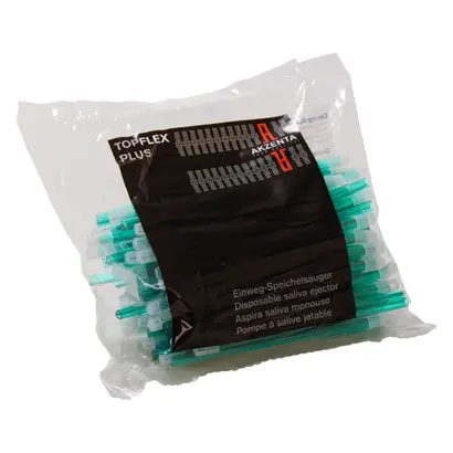 WORLD WORK Srl. TOP FLEX Speichelsauger 145mm dunkelgrün Pa 100 WORLD WORK Srl. TOP FLEX Speichelsauger 145mm dunkelgrün Pa 100