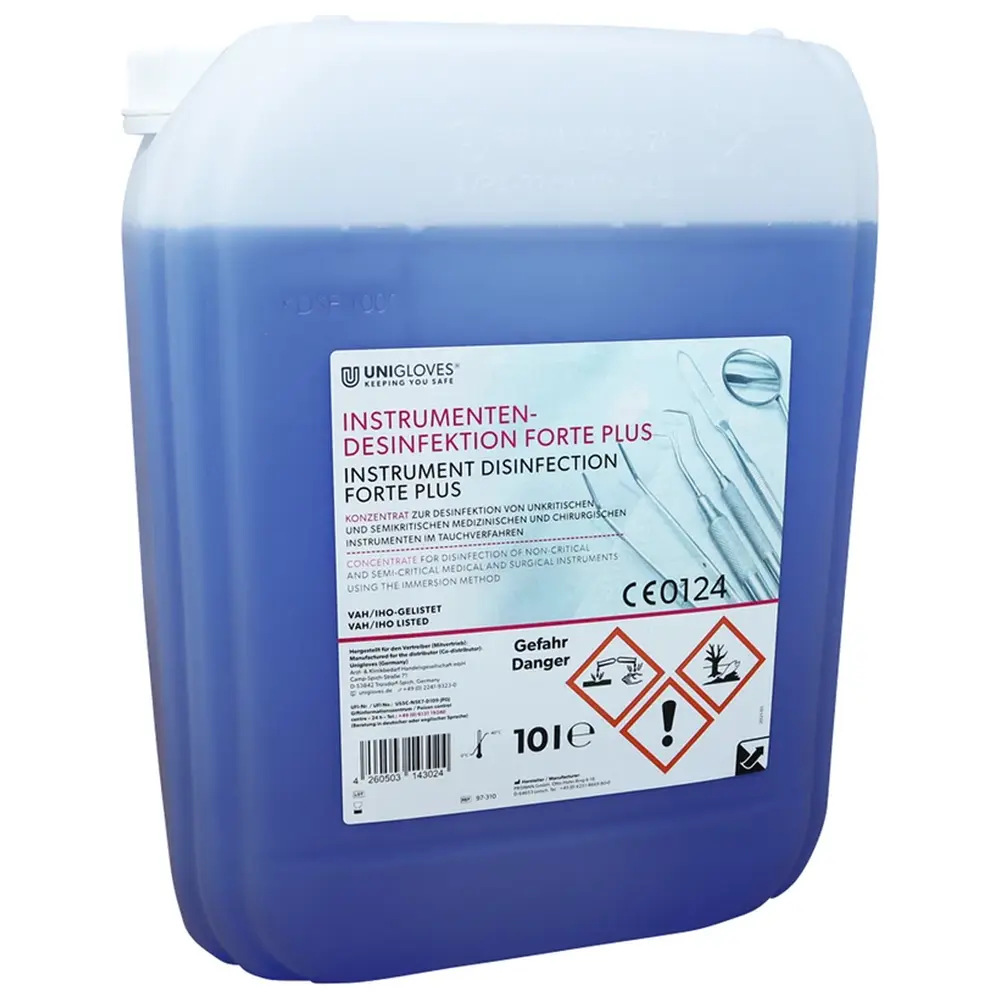 UNIGLOVES Instrumentendesinfektion Forte PLUS - Kanister 10 Liter