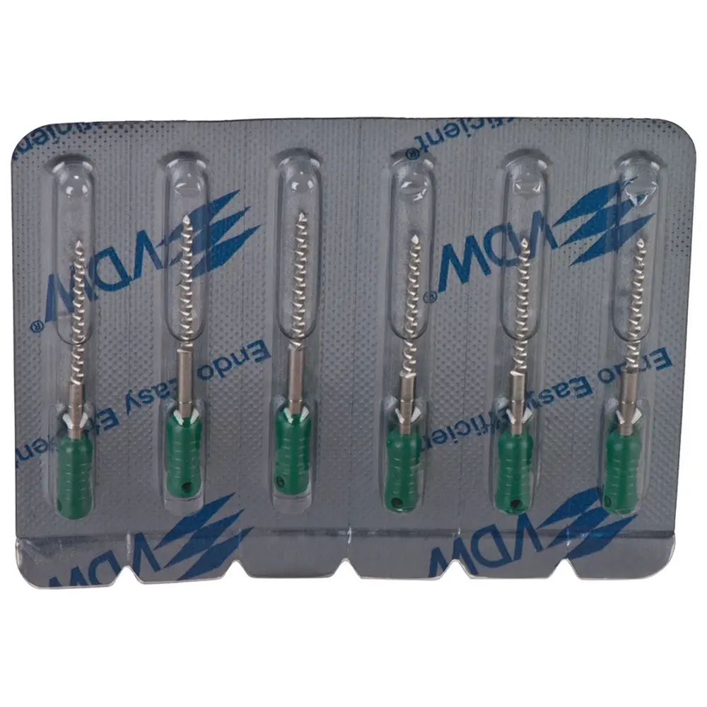 VDW STERILE K-Feilen - Blisterpackung 6 Stück 25 mm ISO 130