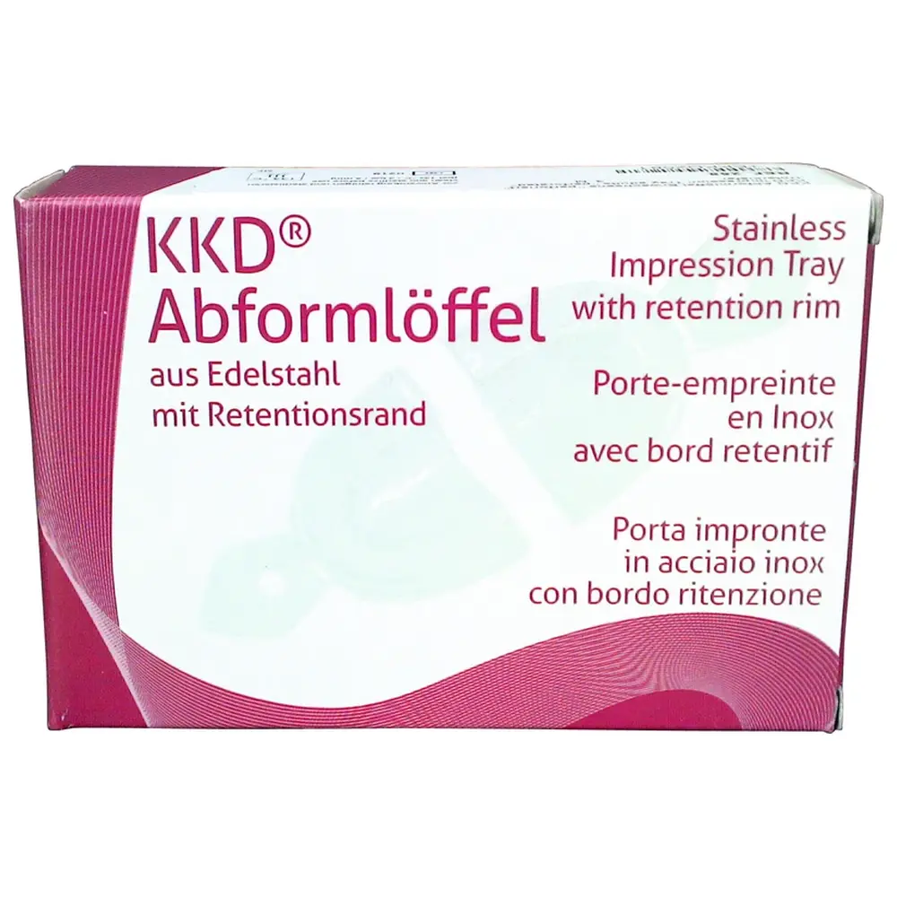 Kentzler-Kaschner KKD® Abformlöffel Standardabdruck - Stück UK-3, M, perforiert