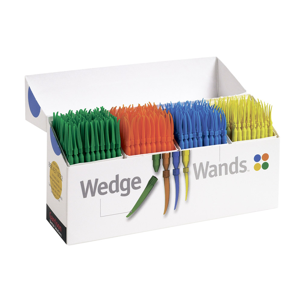 Wedge Wands opak orange mittel 100St