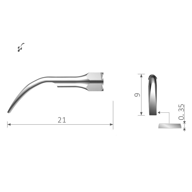 Ultraschallspitzen GS2 GD2 G2 GN2 Scaling