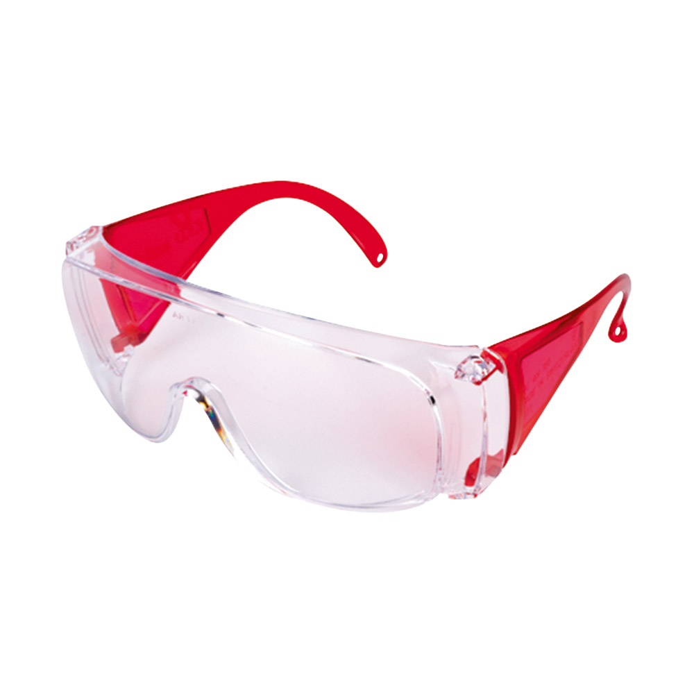 Schutzbrille Anti-Fog rot St