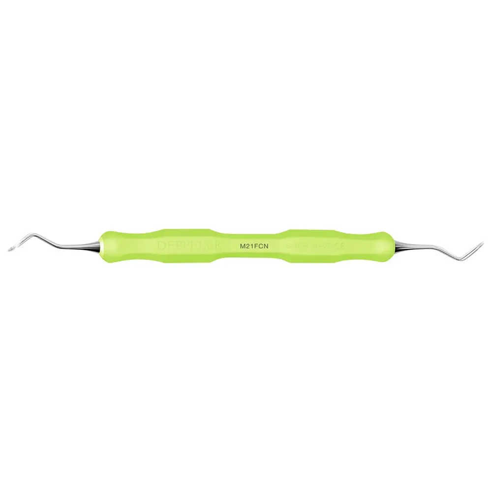 American Dental DEPPELER Scaler M21 - Stück M21F mit CN Griff grün