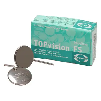 E.Hahnenkratt GmbH Mundspiegel TOPvision FS SS-Stiel 8 plan D30mm Pa 12