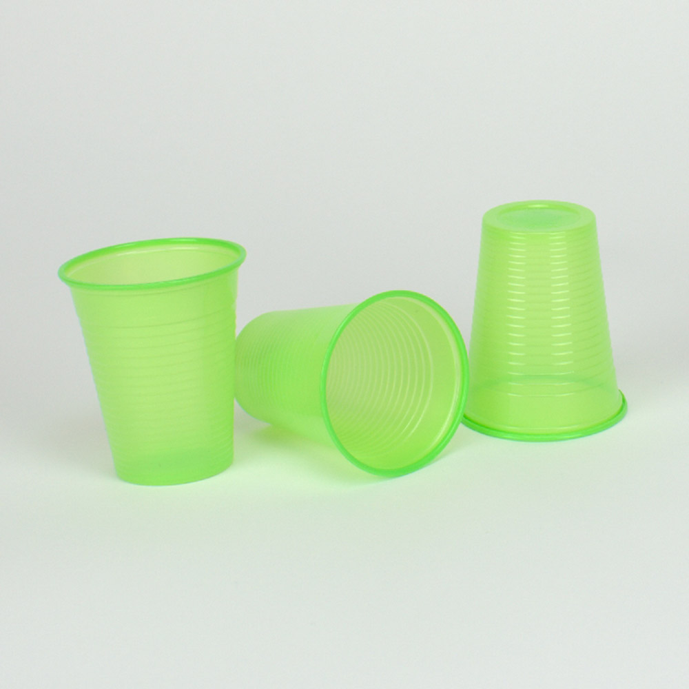 Mundspülbecher PP 180ml grün-tr.30x100St