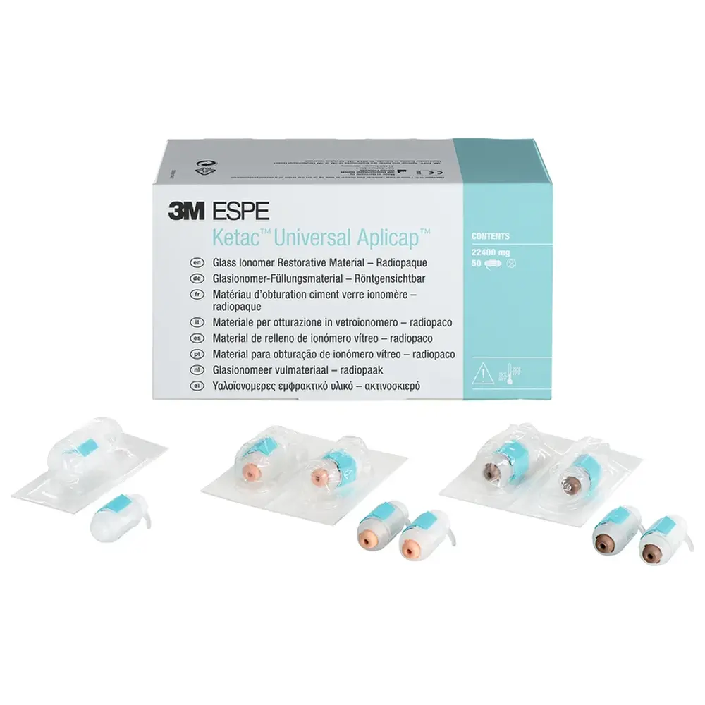 Solventum Dental Solutions Ketac™ Universal - Packung 50 x 0,13 ml Kapsel (weiß, A2, A4)
