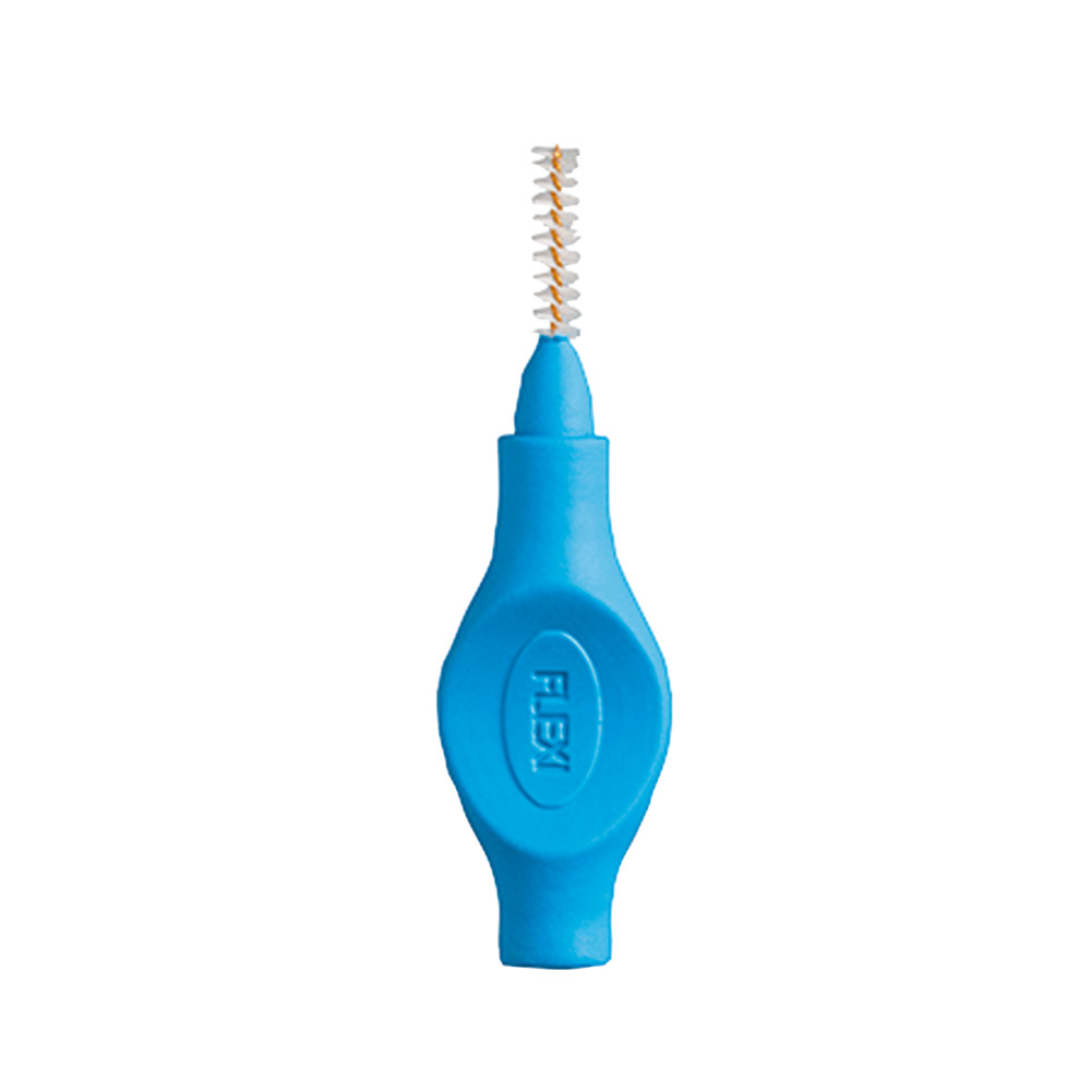 Interd.Bürste Flexi blau 1,0 6St