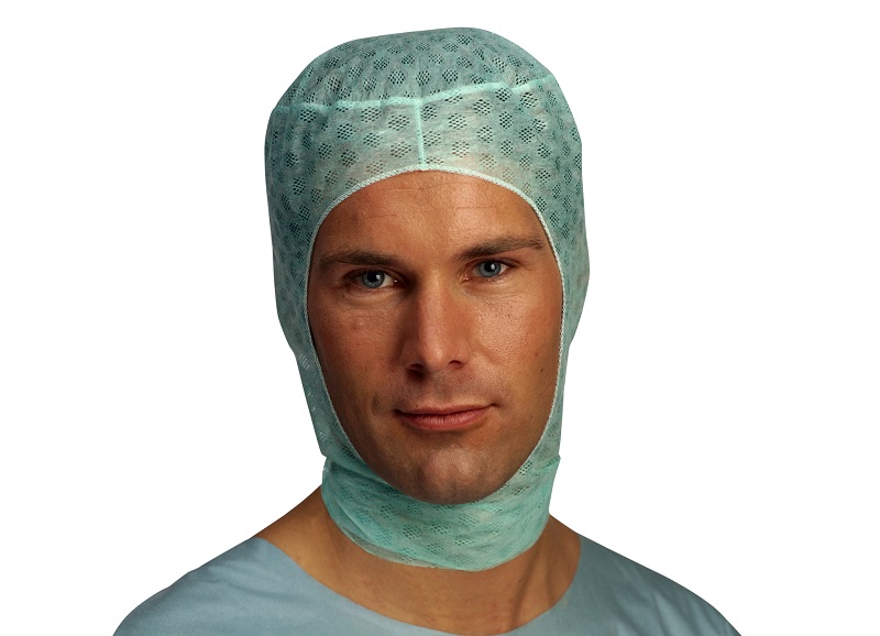 Barrier OP-Haube All grün 120St