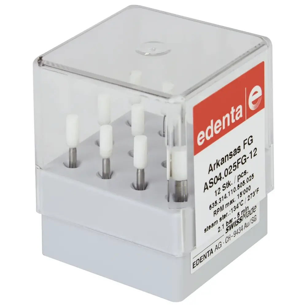 Edenta ARKANSAS - Packung 12 Stück FG, Figur 110, 6 mm, ISO 025