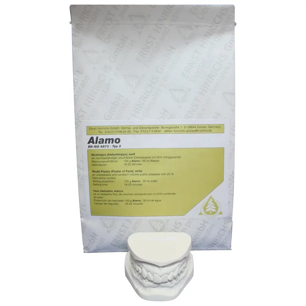 ERNST HINRICHS Alamo - Sack 25 kg Modellgips naturweiß