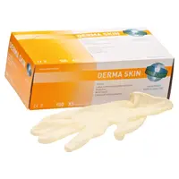 74133.0_Unigloves_DERMA_SKIN_Latexhandschuhe__Packung_100_Stueck_puderfrei_naturlatex_XS Unigloves DERMA SKIN Latexhandschuhe - Packung 100 Stück puderfrei, naturlatex, XS