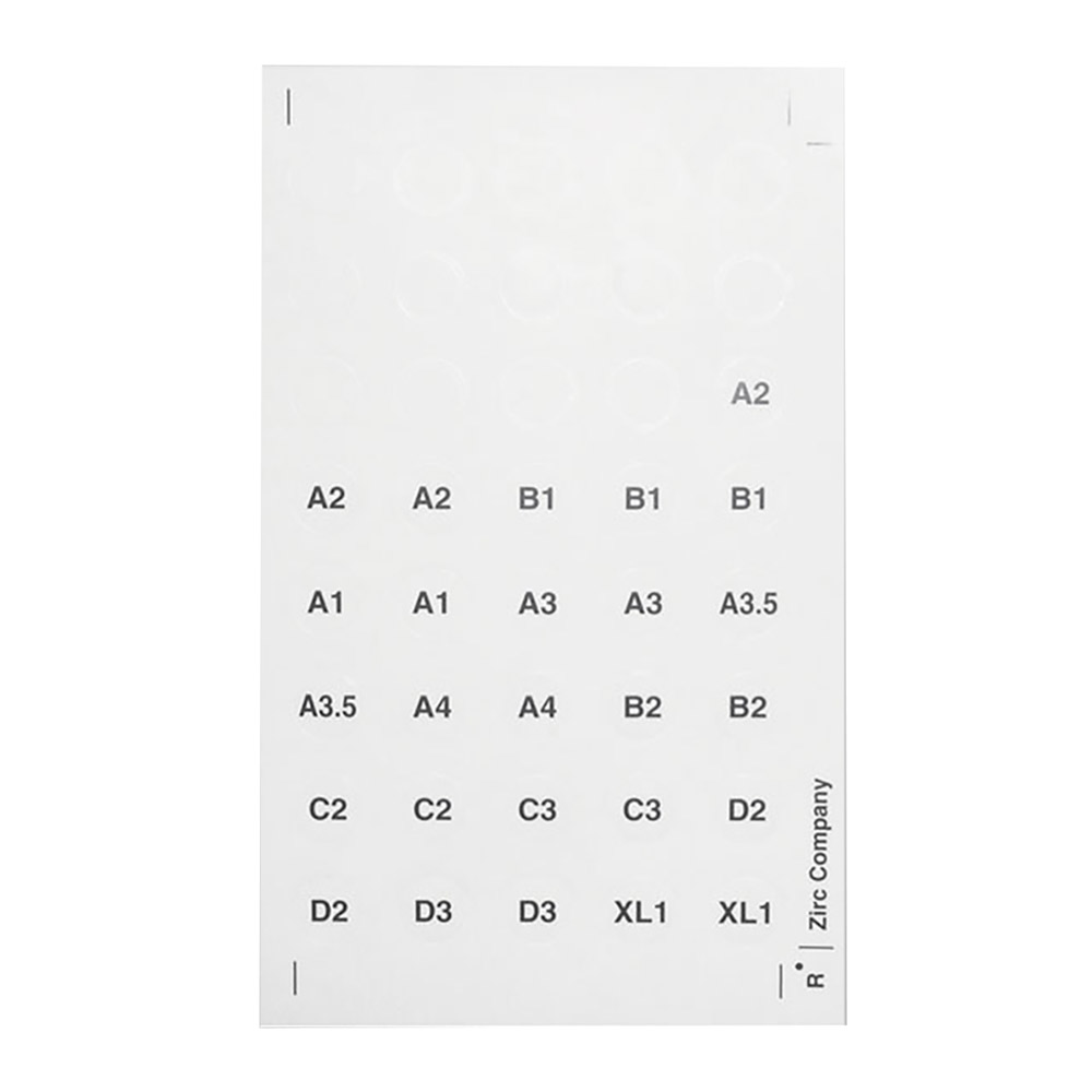 Zirc Farbaufkleber f. Compositwanne 2St