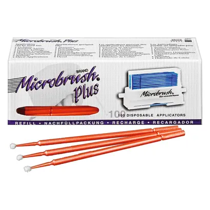 Young Microbrush International Ltd. Microbrush Plus Applikatoren regular orange Pa 100