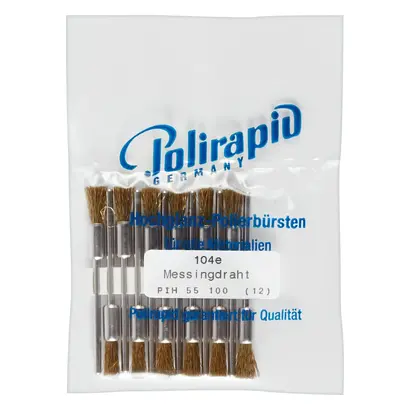 Polirapid Dr. Montemerlo GmbH & Co. KG Pinsel m.HP 104e H Messingdraht Pa 12