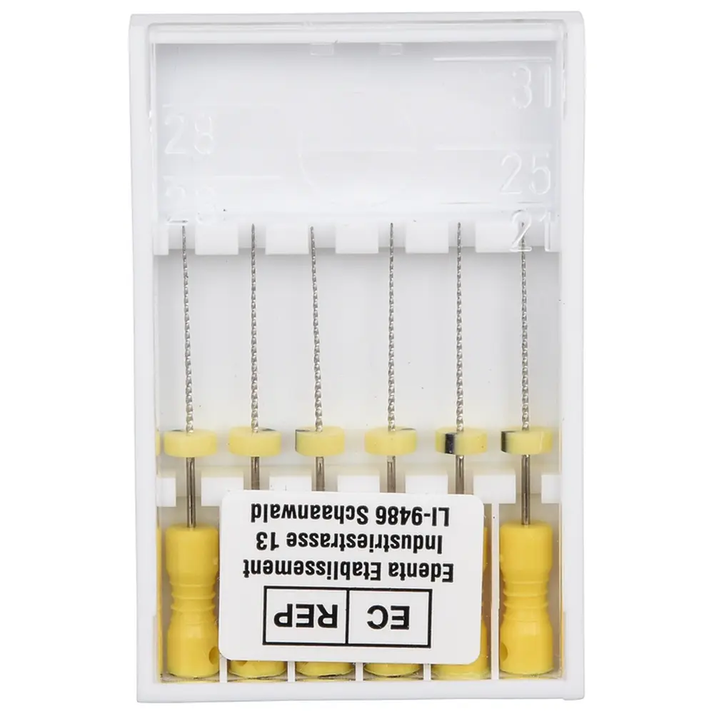 Edenta K-Feile 173 - Packung 6 Stück 21 mm, ISO 020