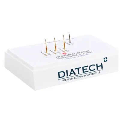 COLTENE Diatech Professional Micro - Kit 3 Diamanten, 1 Bohrer