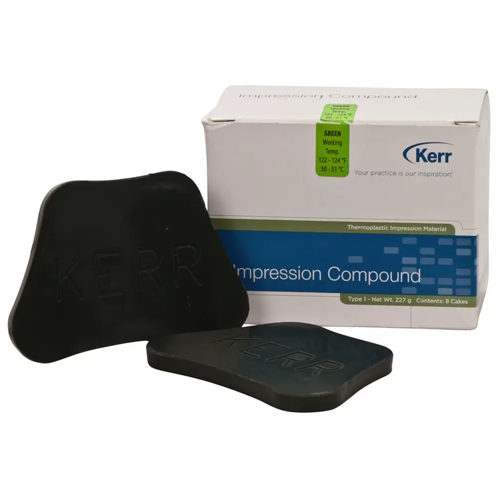 Kerr Impression Compound - Packung 8 Platten grün