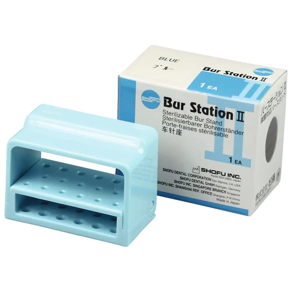 SHOFU Bur Station II - Stück hellblau