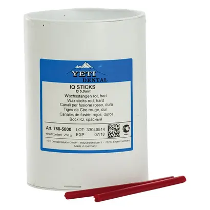 Yeti Dentalprodukte GmbH IQ Sticks 5mm rot rd Pa 250g