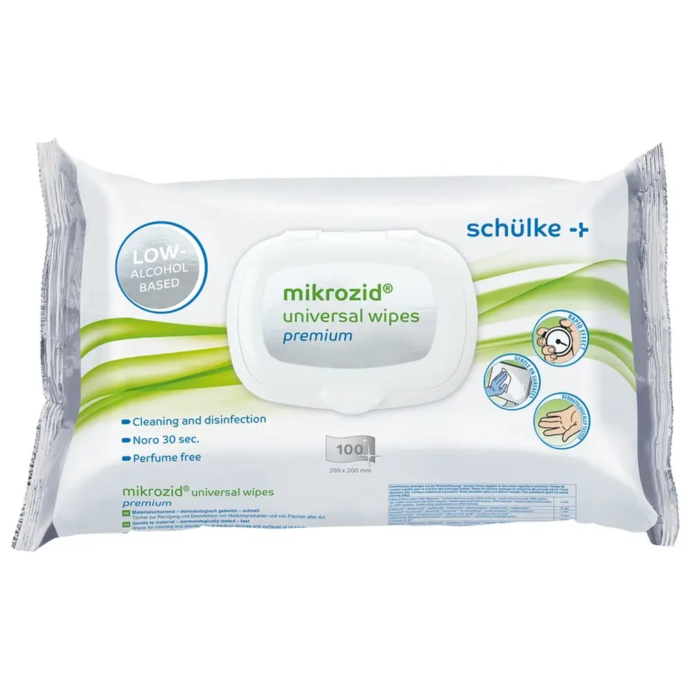 schülke mikrozid® universal wipes premium - Softpack 100 Stück premium