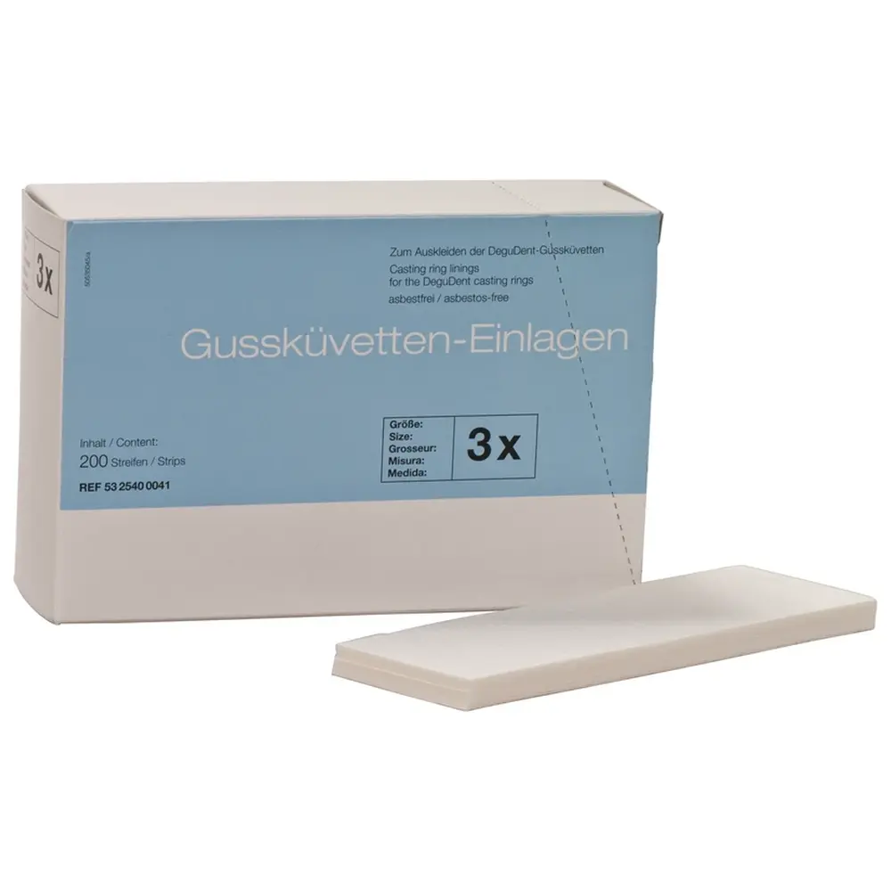 emwerk Gussküvetten-Einlagen - Packung 200 Stück 3X