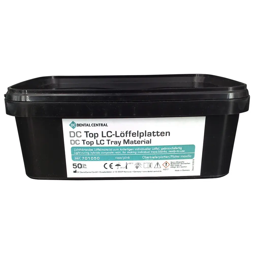 DC Dental Central DC Top LC-Löffelplatten - Packung 50 Stück OK rosa