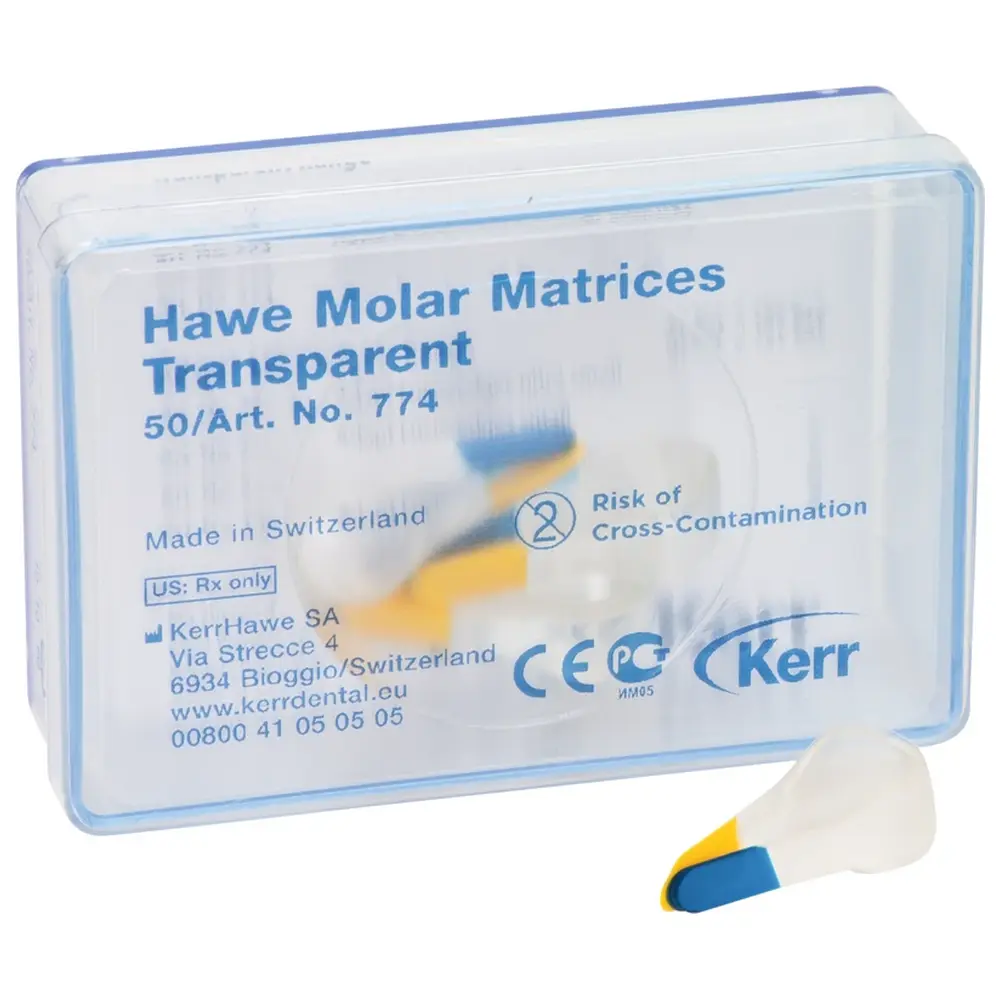 Kerr Matrizen transparent - Packung 50 Stück Molar