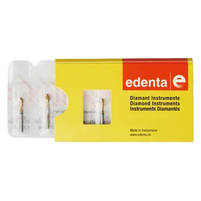 Edenta DIACUT V368 - Packung 5 Stück blau Standard, FG, Figur 257 Knospe, 5,5 mm, ISO 020