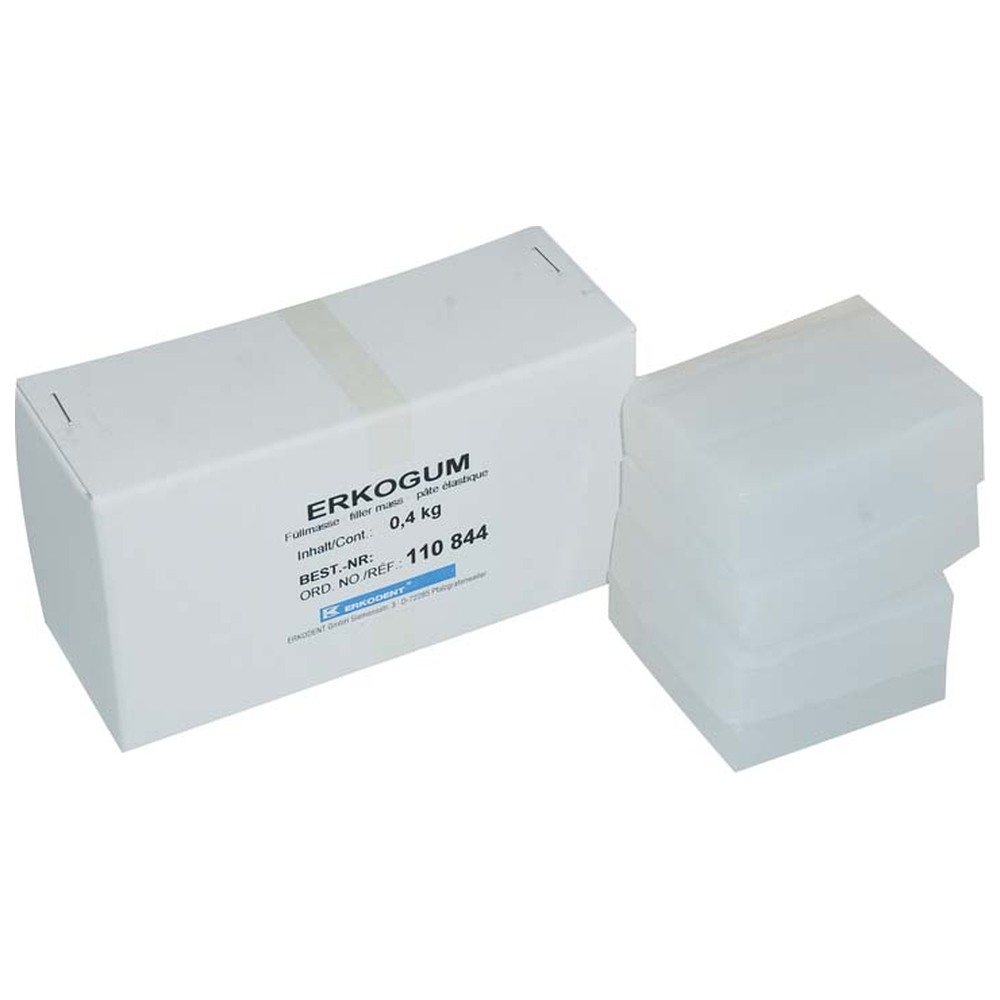 ERKODENT ERKOGUM - Packung 400 g Block transparent