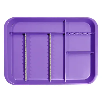 Zirc Company B-Lok Tray m.Einteilung neonlila 34x24,5x2,2cm St