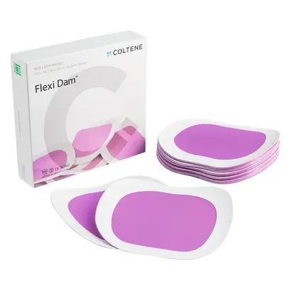 56613.0_COLTENE_HYGENIC_Flexi_Dam_NonLatex_gerahmt__Packung_20_Stueck_100_x_105_mm_lila_gerahmt COLTENE HYGENIC® Flexi Dam® Non-Latex gerahmt - Packung 20 Stück 100 x 105 mm, lila, gerahmt