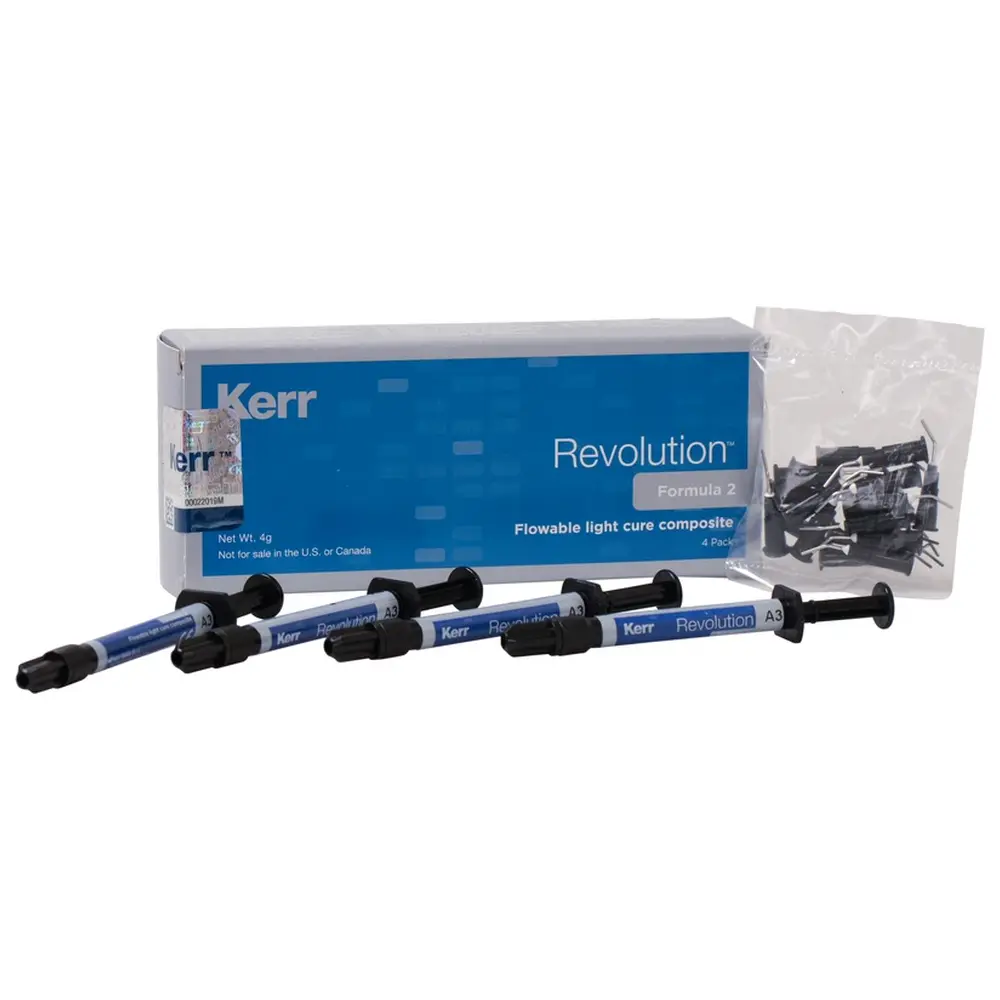 Kerr Revolution™ Formula 2 - Nachfüllpackungen 4 x 1 g Spritze A3, 20 Spritzenaufsätze