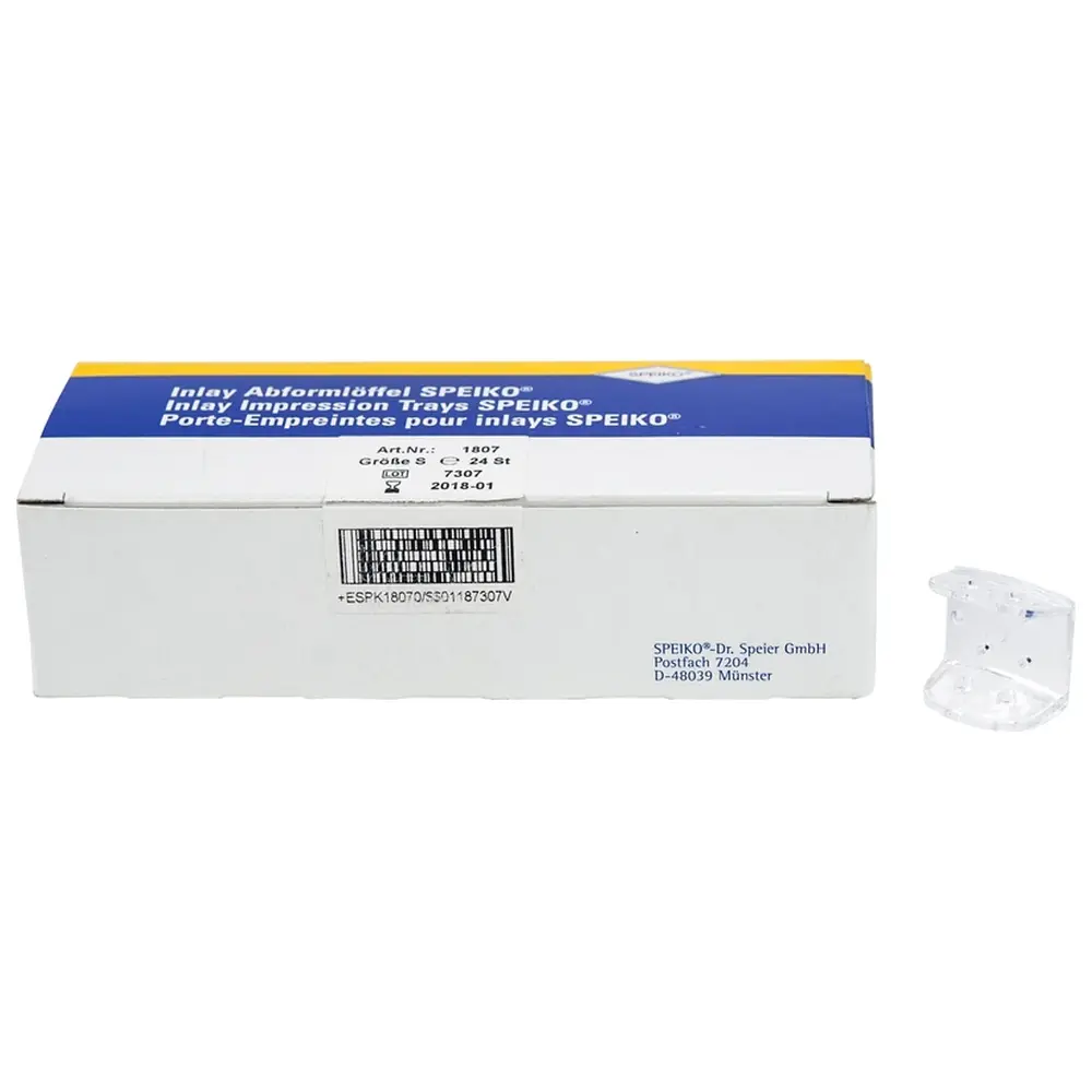 Inlay Abformlöffel SPEIKO® - Packung 24 Stück S, 2,4 cm