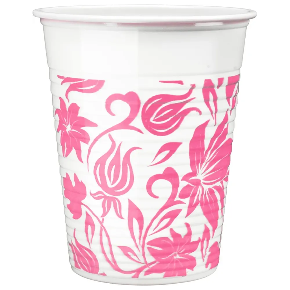 Euronda Monoart® Mundspülbecher Flower - Karton 1.000 Stück weiß, 180 ml