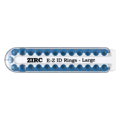 Zirc Company EZ-ID Markierungsring Zirc groß 6mm neonblau Pa 25