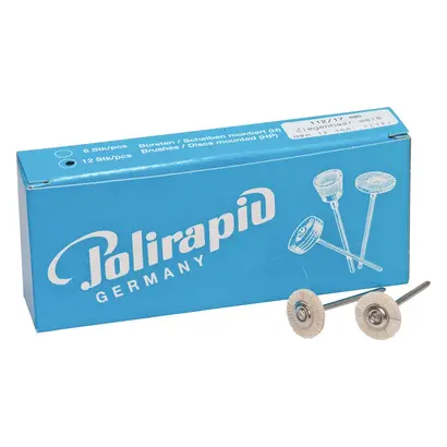 Polirapid Dr. Montemerlo GmbH & Co. KG Miniaturbürste m.HP 112/17mm H Ziegenhaar weiß Pa 12