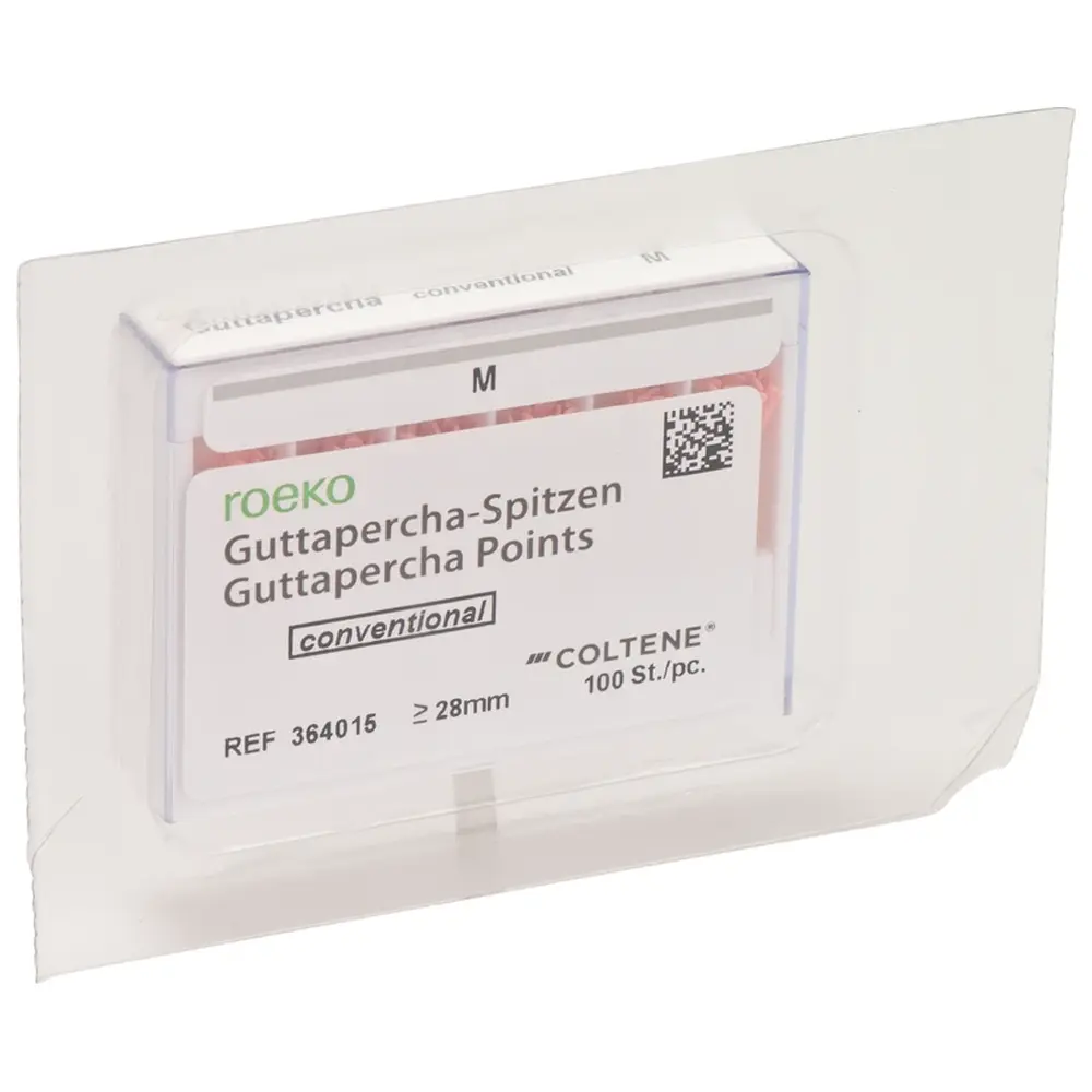 COLTENE roeko Guttapercha Spitzen conventional - Packung 100 Stück M