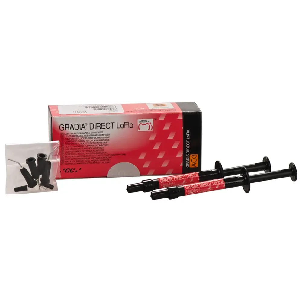GC GRADIA® DIRECT - Packung 2 x 1,3 g Spritze LoFlo AO3