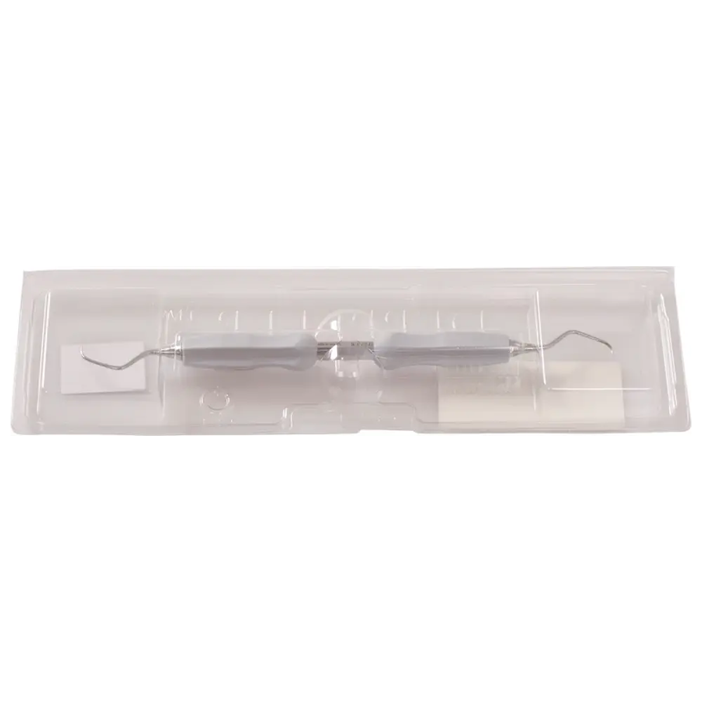 American Dental DEPPELER Gracey Küretten Classic - Stück Figur 7/8, ADEP Griff, grau